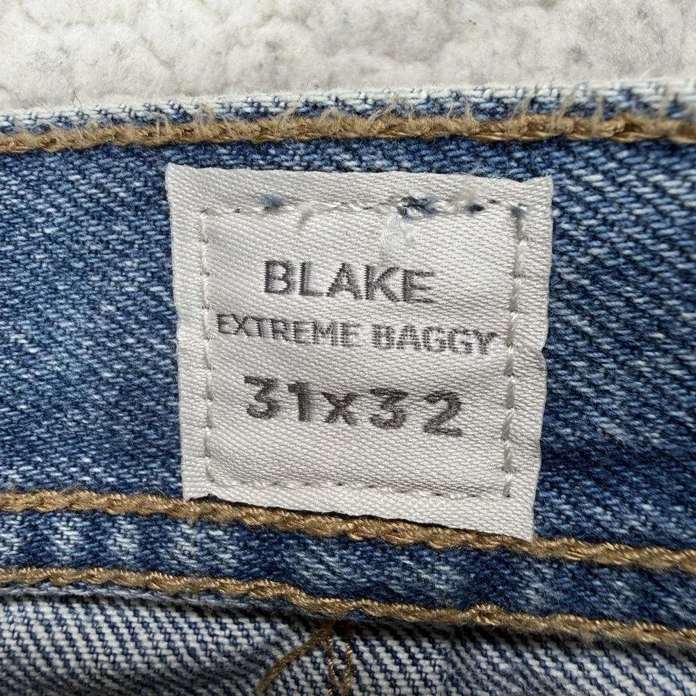 PacSun Blake Extreme Baggy Carpenter Jeans Men's 31x32 Y2K Streetwear Grunge - Picture 3 of 11
